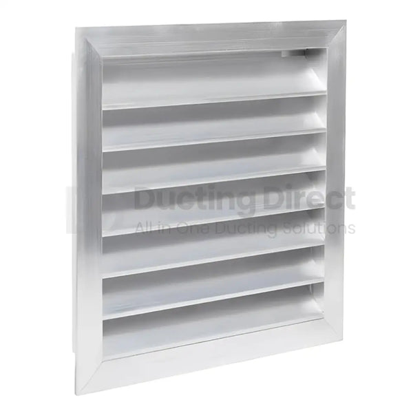 Rectangular Weather Louvre with Mesh