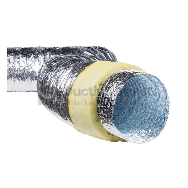 10m Acoustic Aluminium Flexible Ducting variable