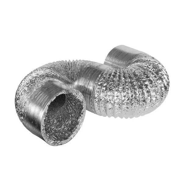 10m Aluminium Uninsulated Flexible Ducting variable