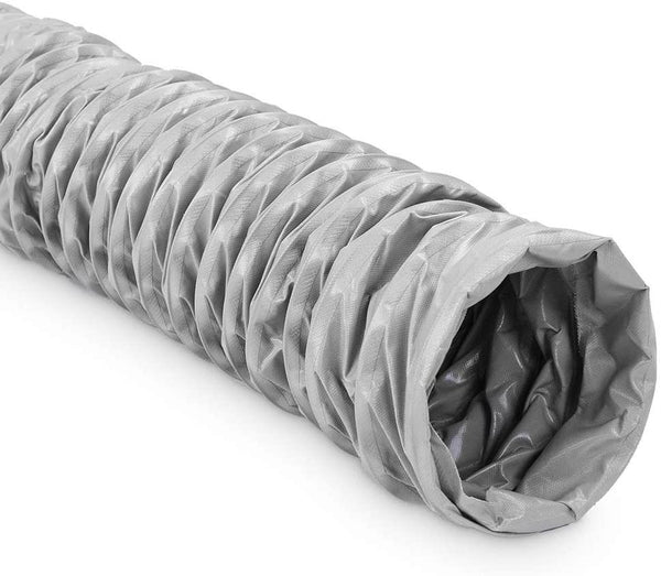 6m Uninsulated Grey PVC Flexible Ducting