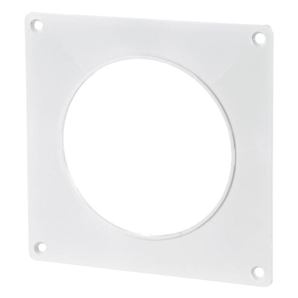 PVC Round Wall Mounting Plate - Plastic Duct