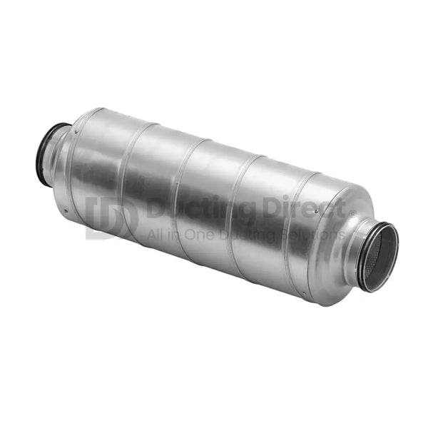 Circular Sound Attenuator Silencer 600mm Length variable
