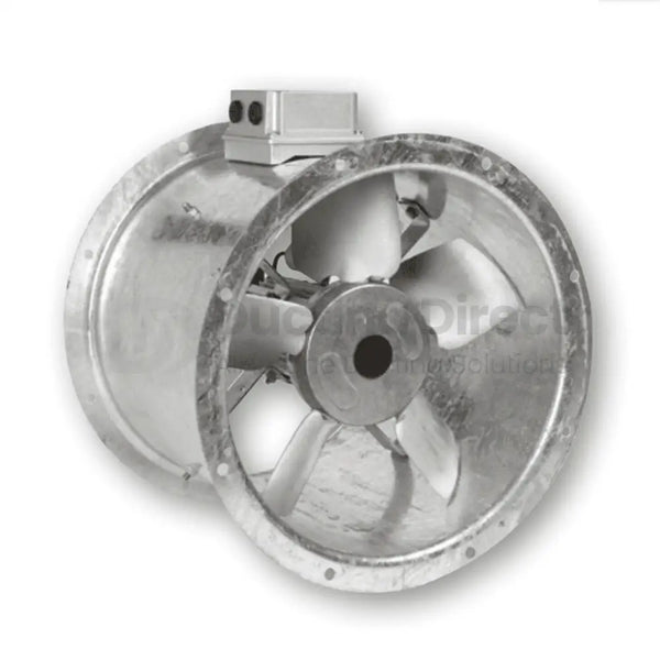 Flakt Woods Long Cased Axial Flow Extract Fan - Single Phase variable