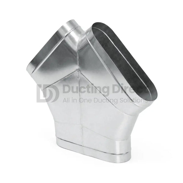 Flat Oval 45° Twin Bend