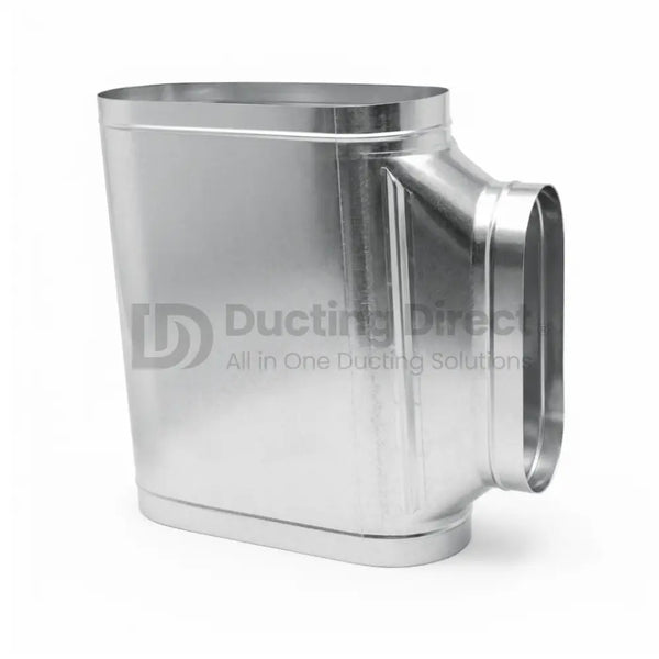 Flat Oval Horizontal T-Piece