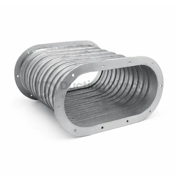 Flat Oval Spiral Seamed Duct with Flanges