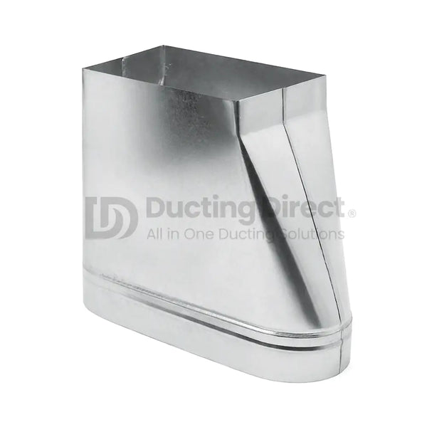 Flat Oval to Rectangular Transition Piece