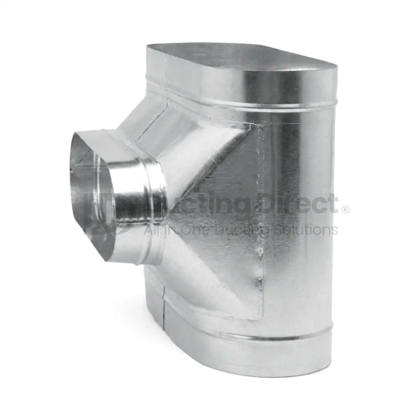 Flat Oval Vertical T-Piece