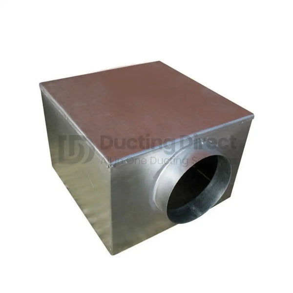 Galvanised Grille Box with Side Entry (Plenum Box)
