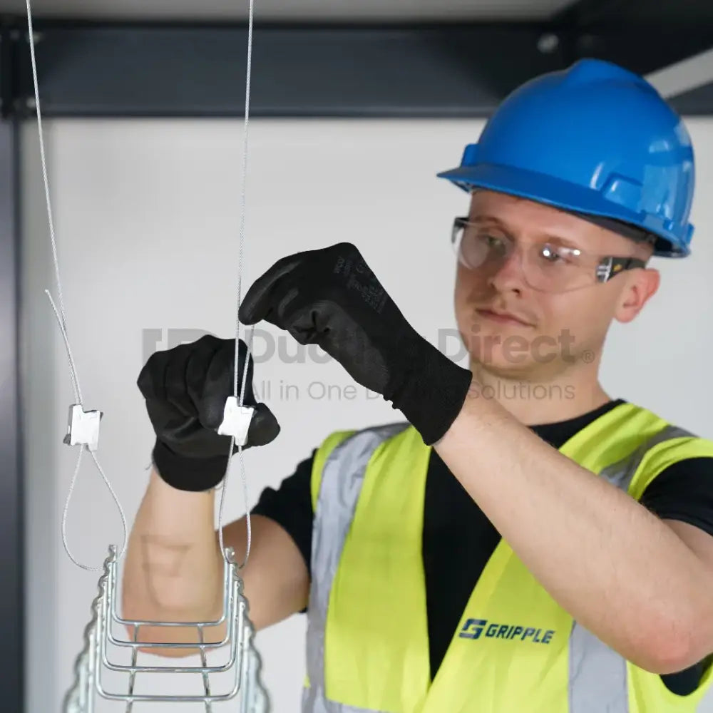 Gripple B-Lock Steel Wire Rope Hangers (per 50) in UK | Ducting Direct