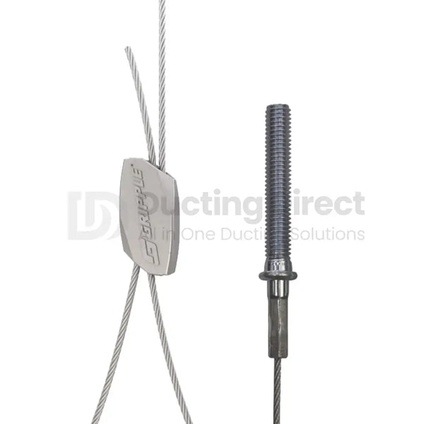 Gripple No.2 Stud-Fast End Hanger 3m M8 10-45kg HF2-S8G-3M (pack of 10)
