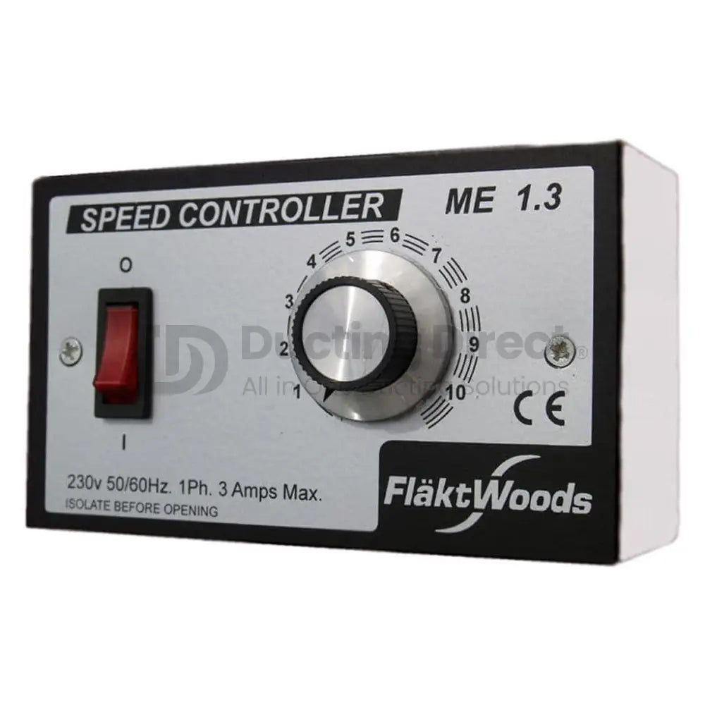 Speed Controller Data Sheets ME1.3 Fan Speed Controller DA410290 Flakt Woods | Ducting Direct