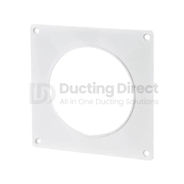 PVC Round Wall Mounting Plate - Plastic Duct variable