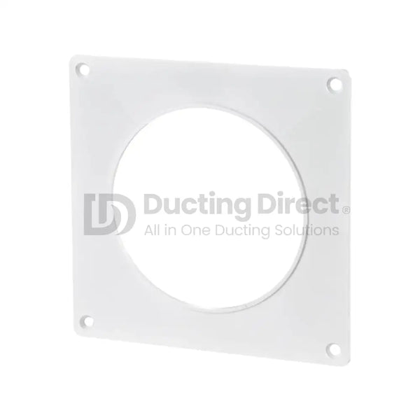PVC Round Wall Mounting Plate - Plastic Duct variable