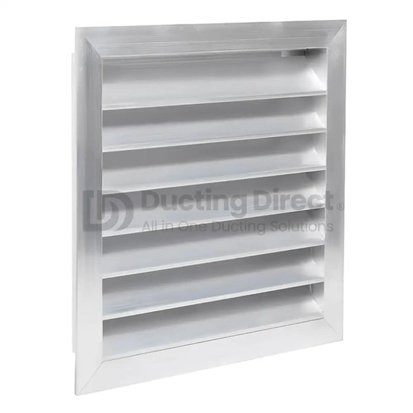 Rectangular Weather Louvre with Mesh