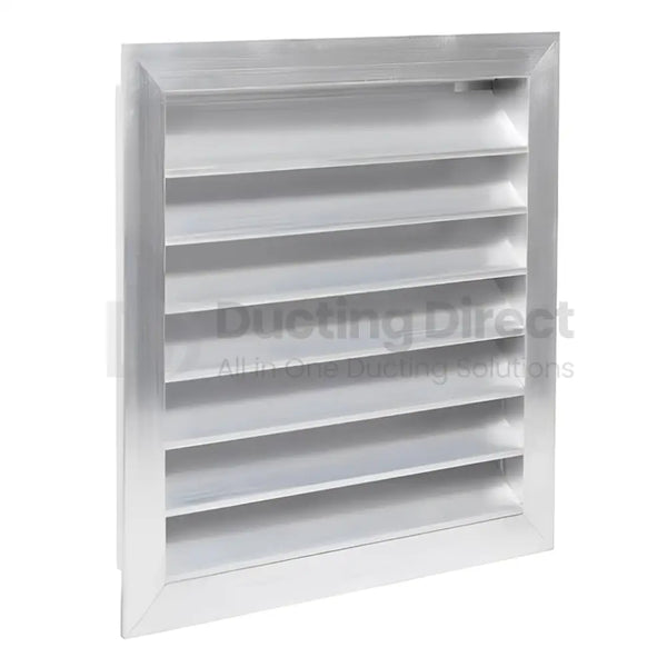 Rectangular Weather Louvre with Mesh