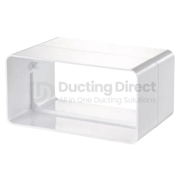 Rigid PVC Flat Rectangular Joining Coupler - Plastic Duct variable