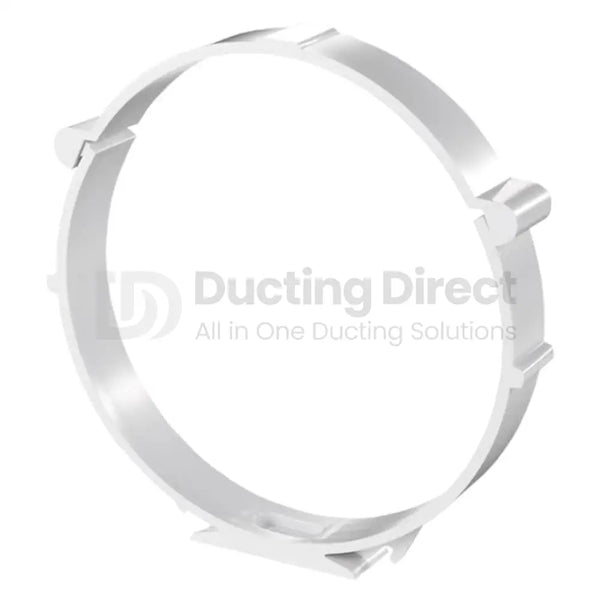 Rigid PVC Round Pipe Mounting Bracket Clamp - Plastic Duct variable