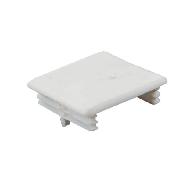PVC Channel End Caps (per 100), 41mm x 41mm, White