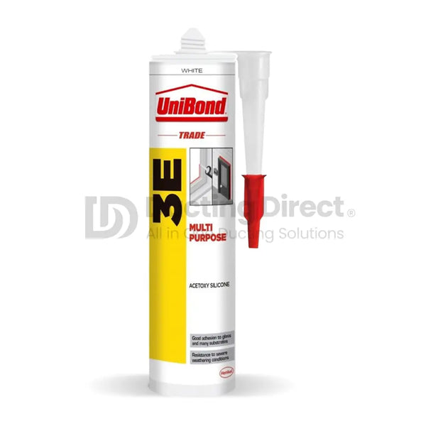 Unibond Multi Purpose Acetoxy Silicone 3E 300ml Cartridge