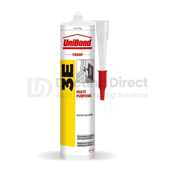 Unibond Multi Purpose Acetoxy Silicone 3E 300ml Cartridge